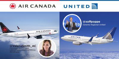 Entrevista conjunta con Air Canada y United Airlines