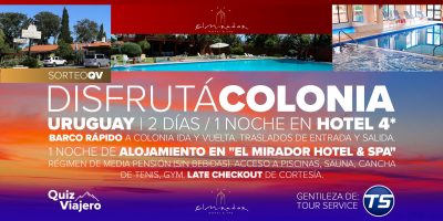 Bases y condiciones sorteo COLONIA de Tour Service y QuizViajero